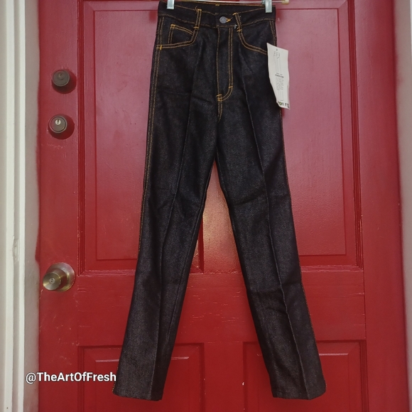 LEMON FIZZ Black WASH Denim Vintage Style Jeans for Girls NWT - Picture 7 of 13